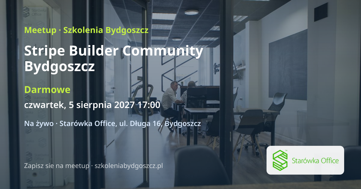 Stripe Builder Community Bydgoszcz